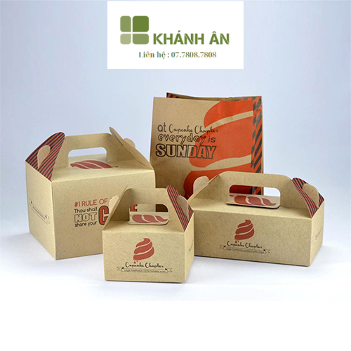 Hộp kraft quai cầm