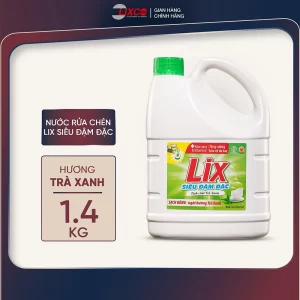 Lix - Nước Rửa Chén Siêu Sạch Trà 1,4kg/C09