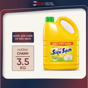 Lix - Nước Rửa Chén Siêu Sạch Chanh 3,5kg/C04